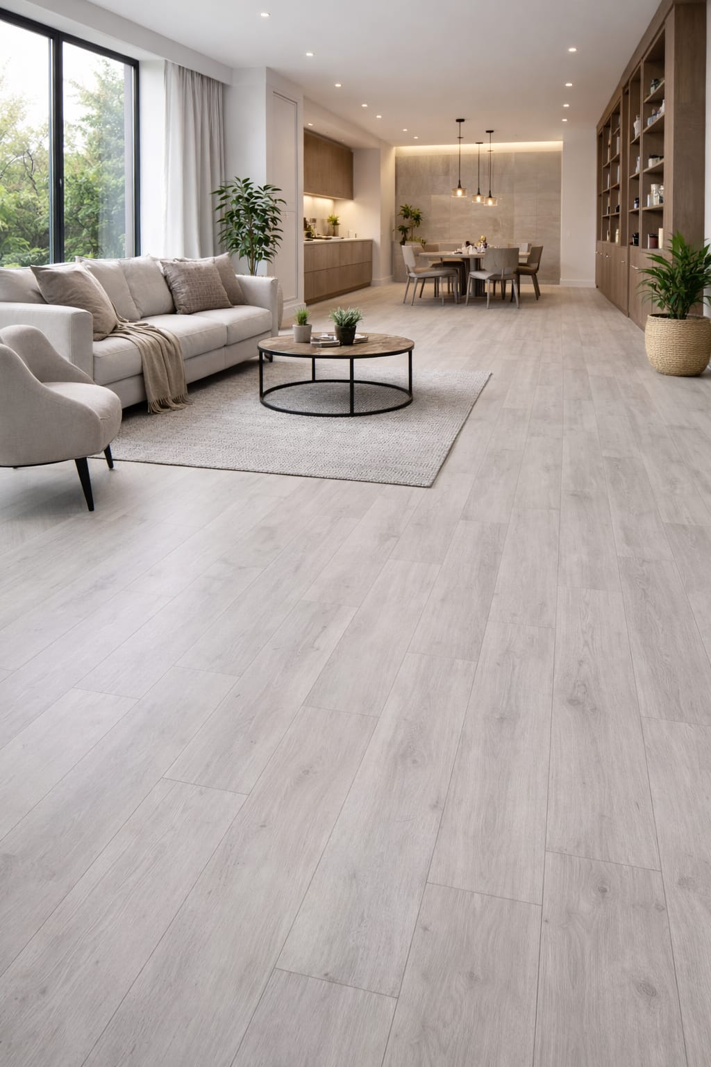 Losetas Vinílicas LVT Efecto Madera Natural - Roble Claro Texturizado - Imagen 2